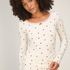 Top Lace Dot, White