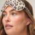 Eyemask Leopard, White
