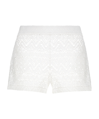 Beach Shorts, White