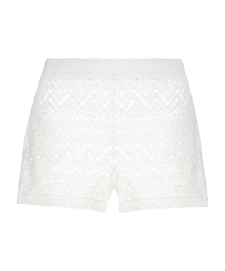 Beach Shorts, White