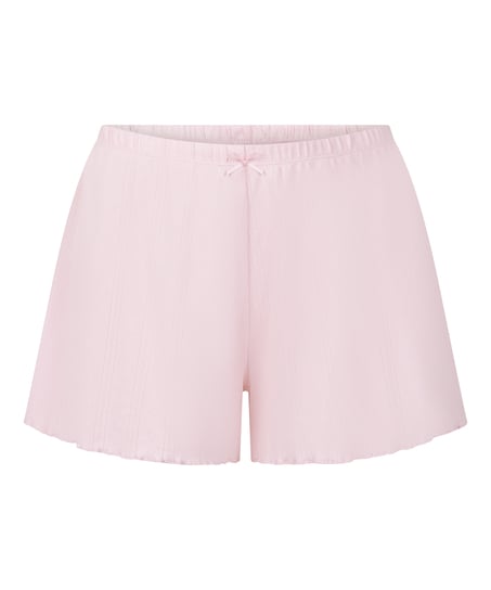 Pointelle Shorts, Pink
