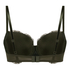 Teddy Padded Underwired Bra, Green