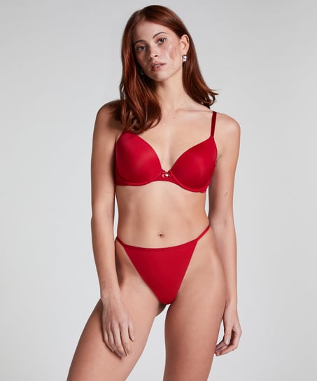 Seamless thong, Red