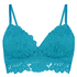 Shiloh Padded Longline Non-Underwired Bra, Blue
