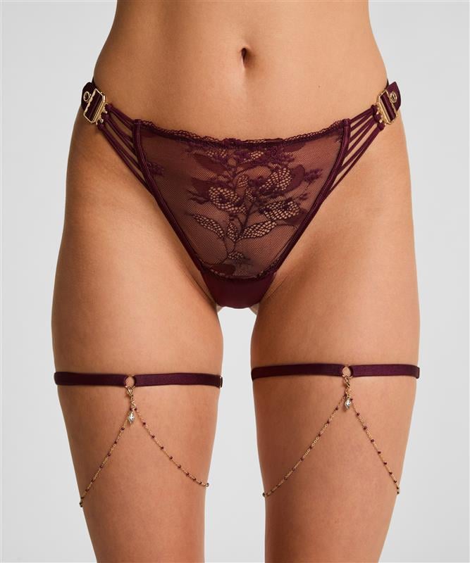 Avela Leg Garters, Purple, main
