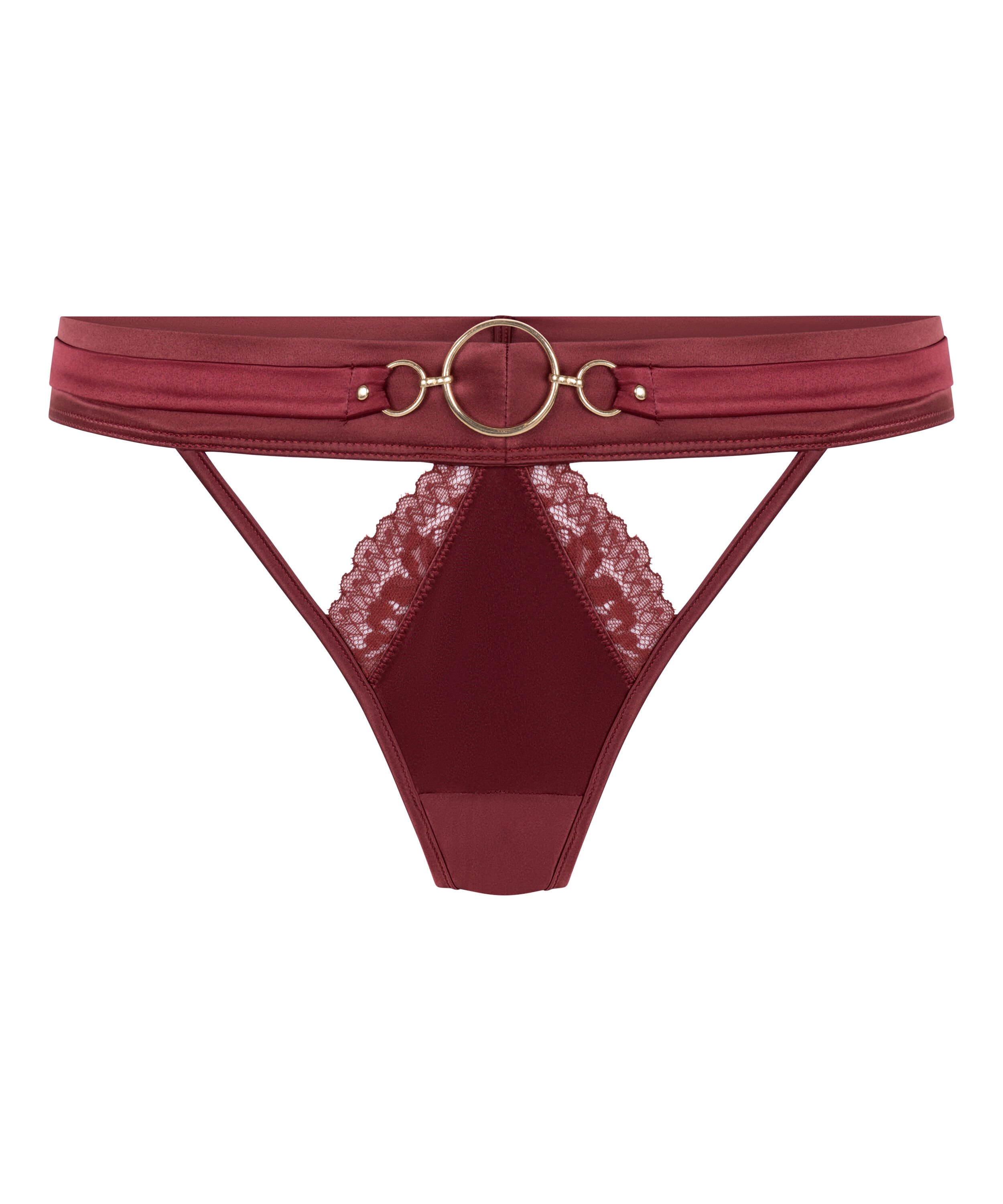 Marjolein Highleg Thong, Red