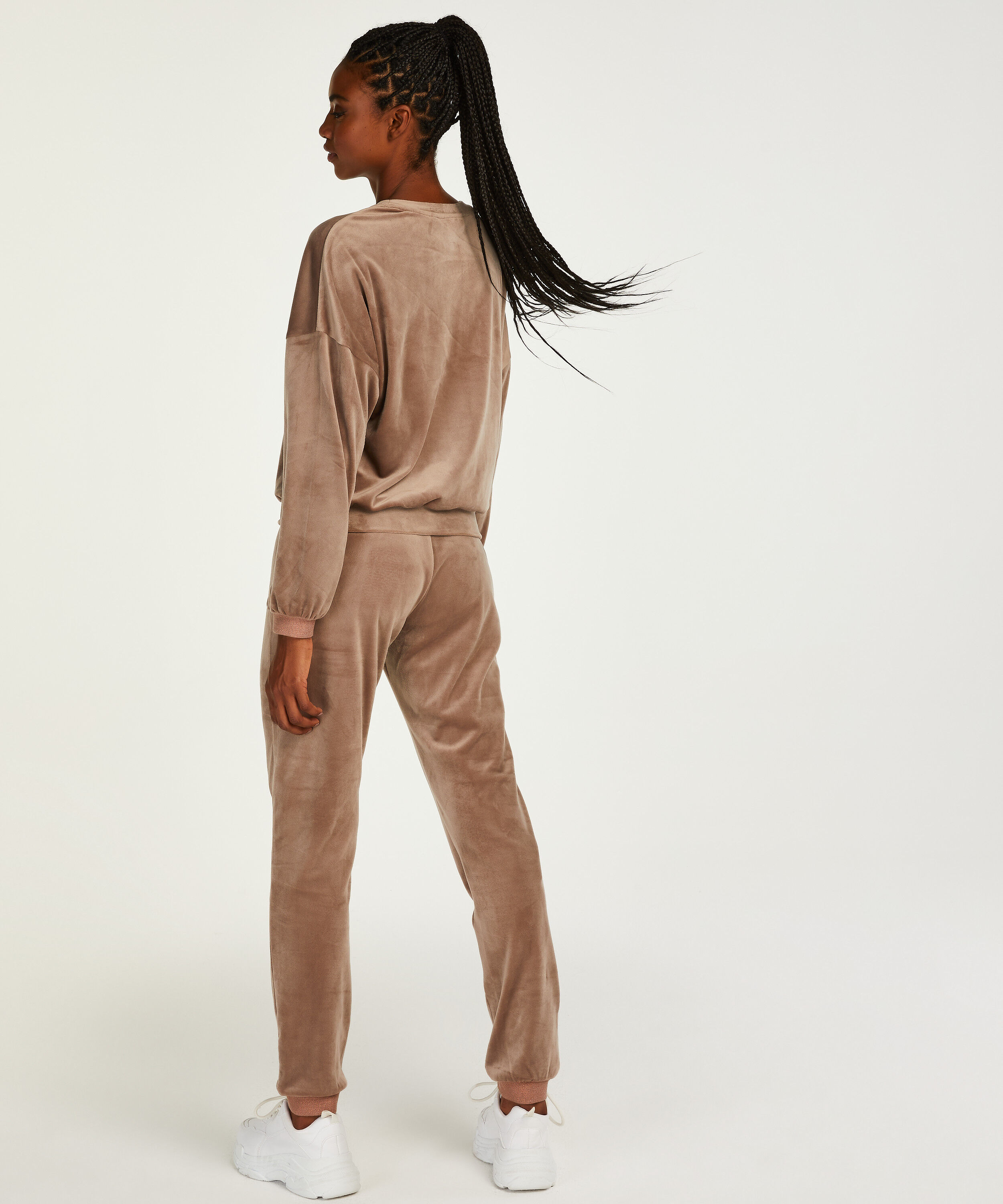 Tall Velour Lurex jogging bottoms for 