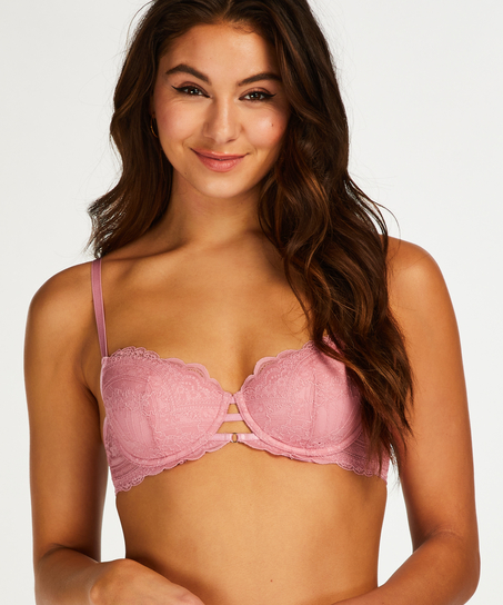 Wies Padded Underwired Bra, Pink