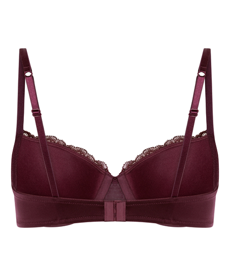Lace & Shine Padded Underwired Bra, Purple