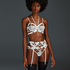 Private Jacky Suspenders, White