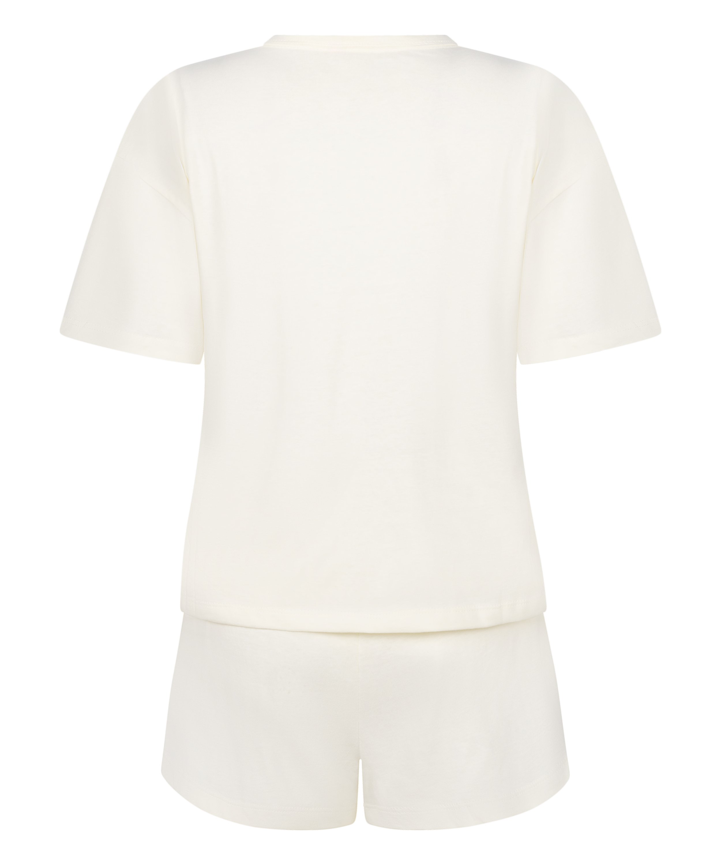Pyjamaset Cotton, White, main
