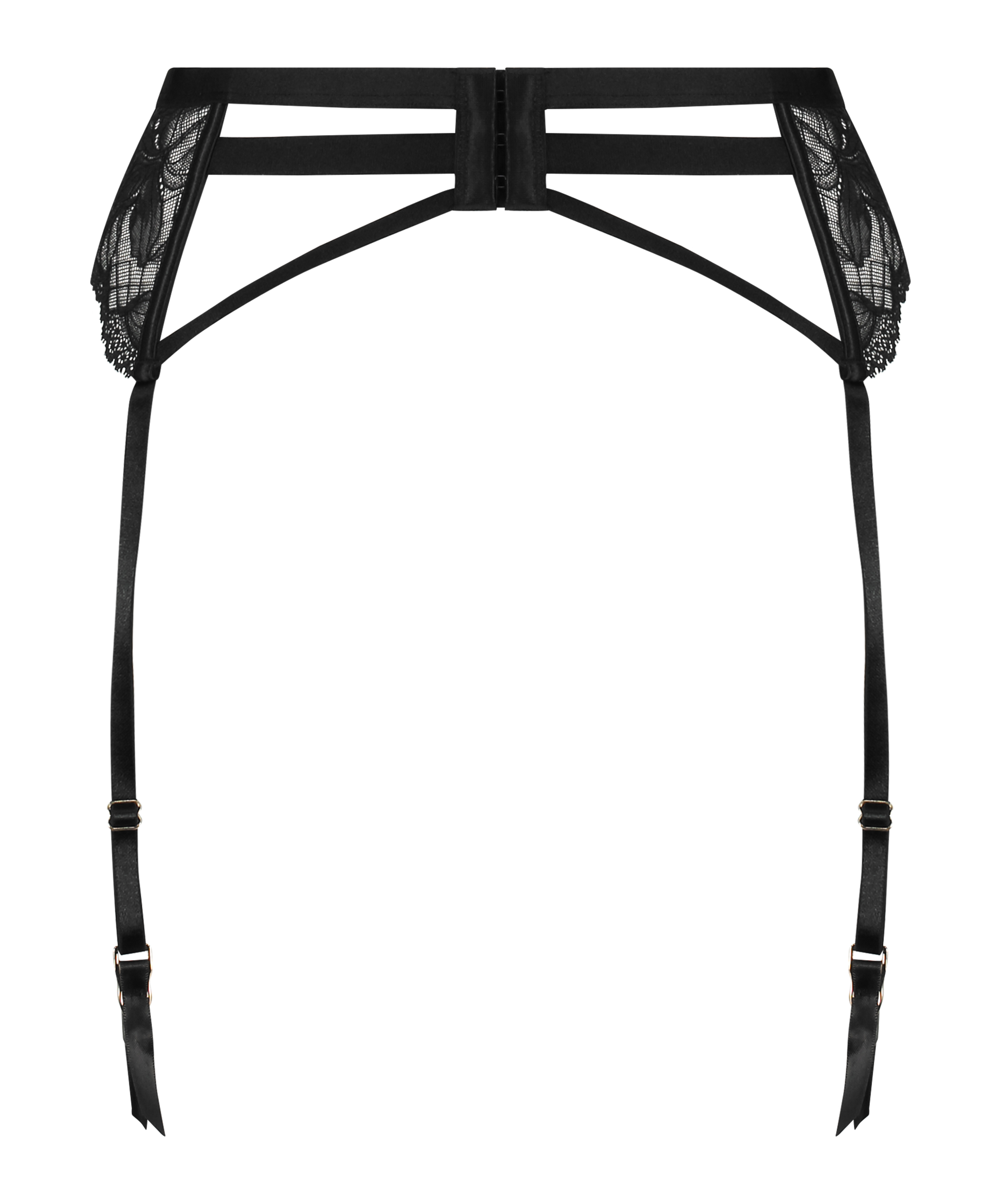 Lulu Suspenders, Black, main