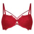 Charlotta Padded Underwired Bra, Red