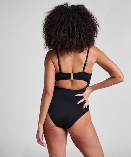 Neoprene Swimsuit, Black