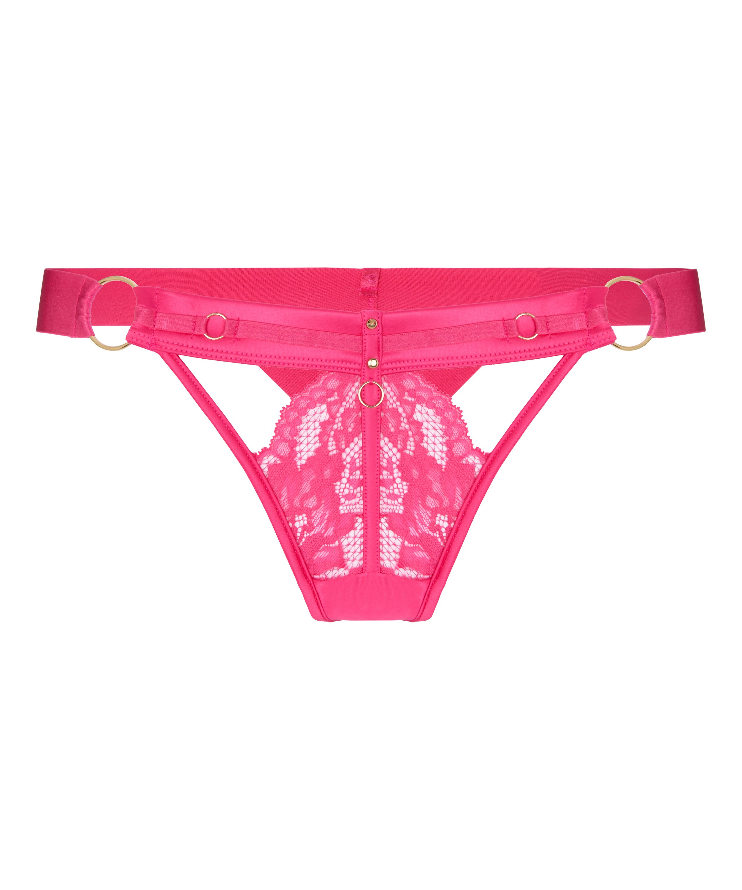 Emmeline Highleg Thong, Pink, main