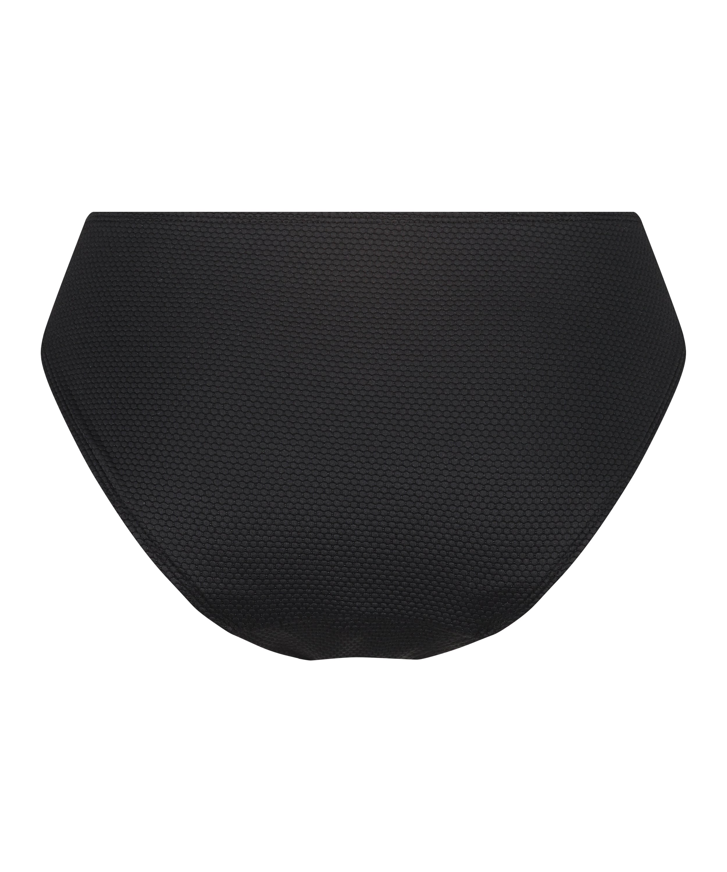 Scallop Rio Bikini Bottoms, Black, main