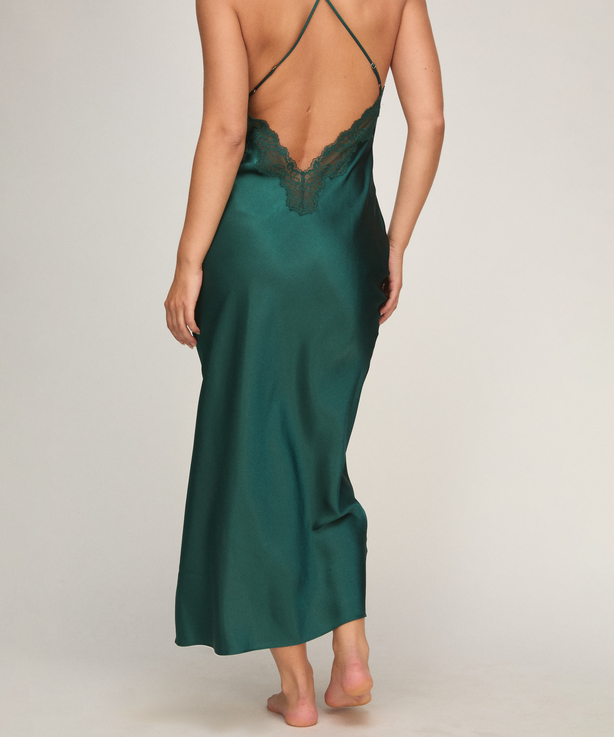 Mya Slipdress, Green, main