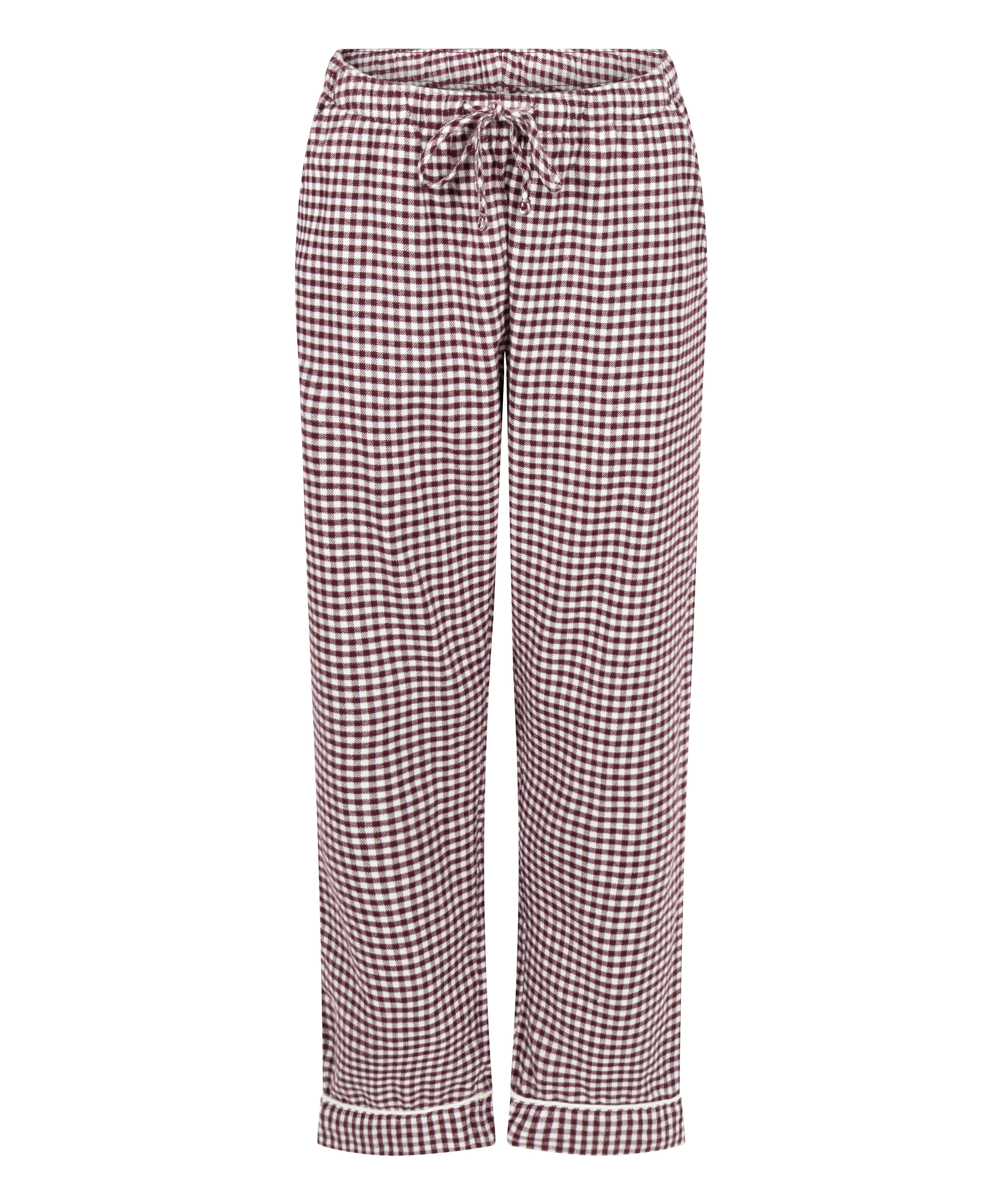 Flannel Pyjama Pants, Purple, main