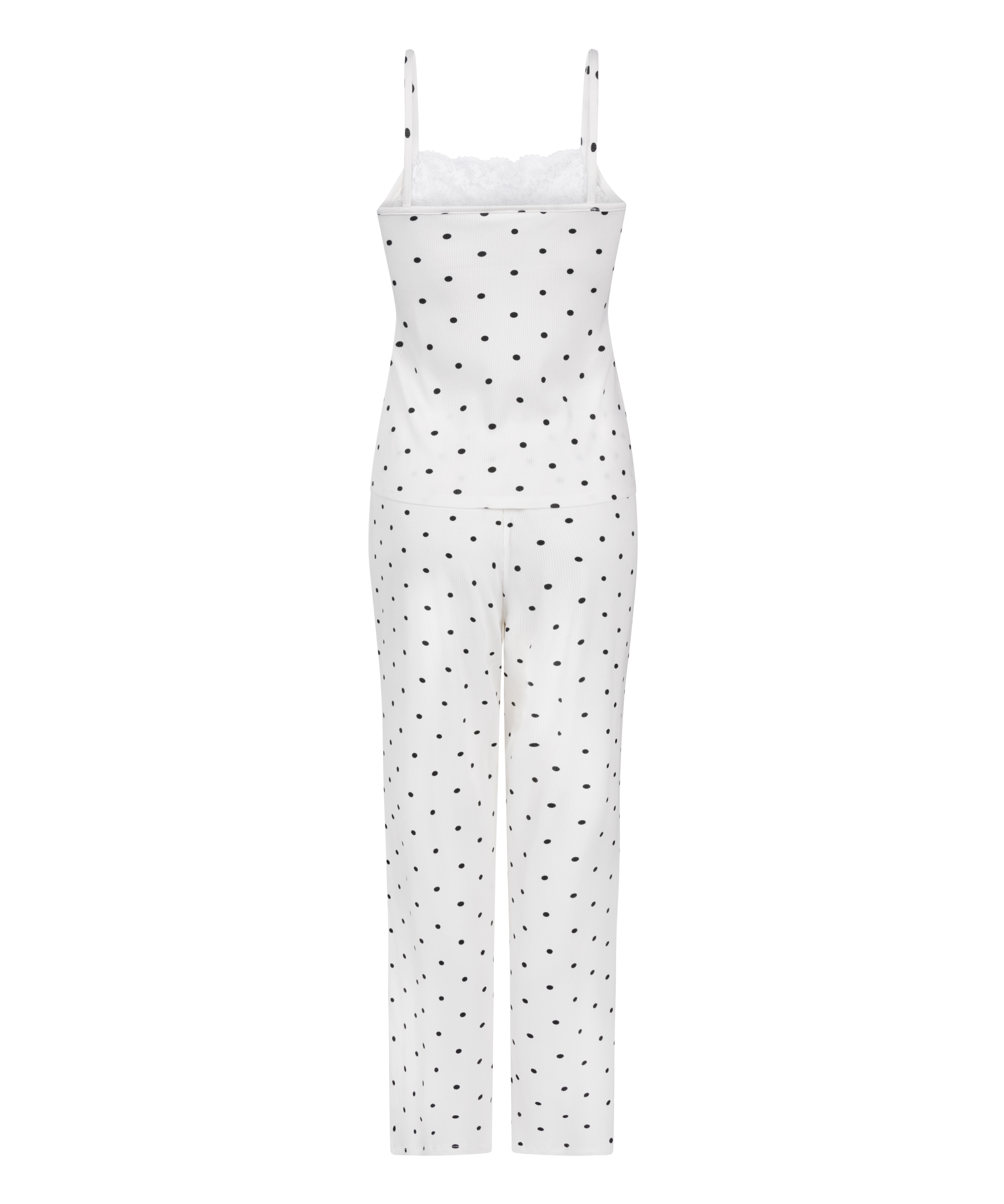 Pyjama Set Dots, White, main
