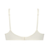 Mesh Padded underwired bra, White
