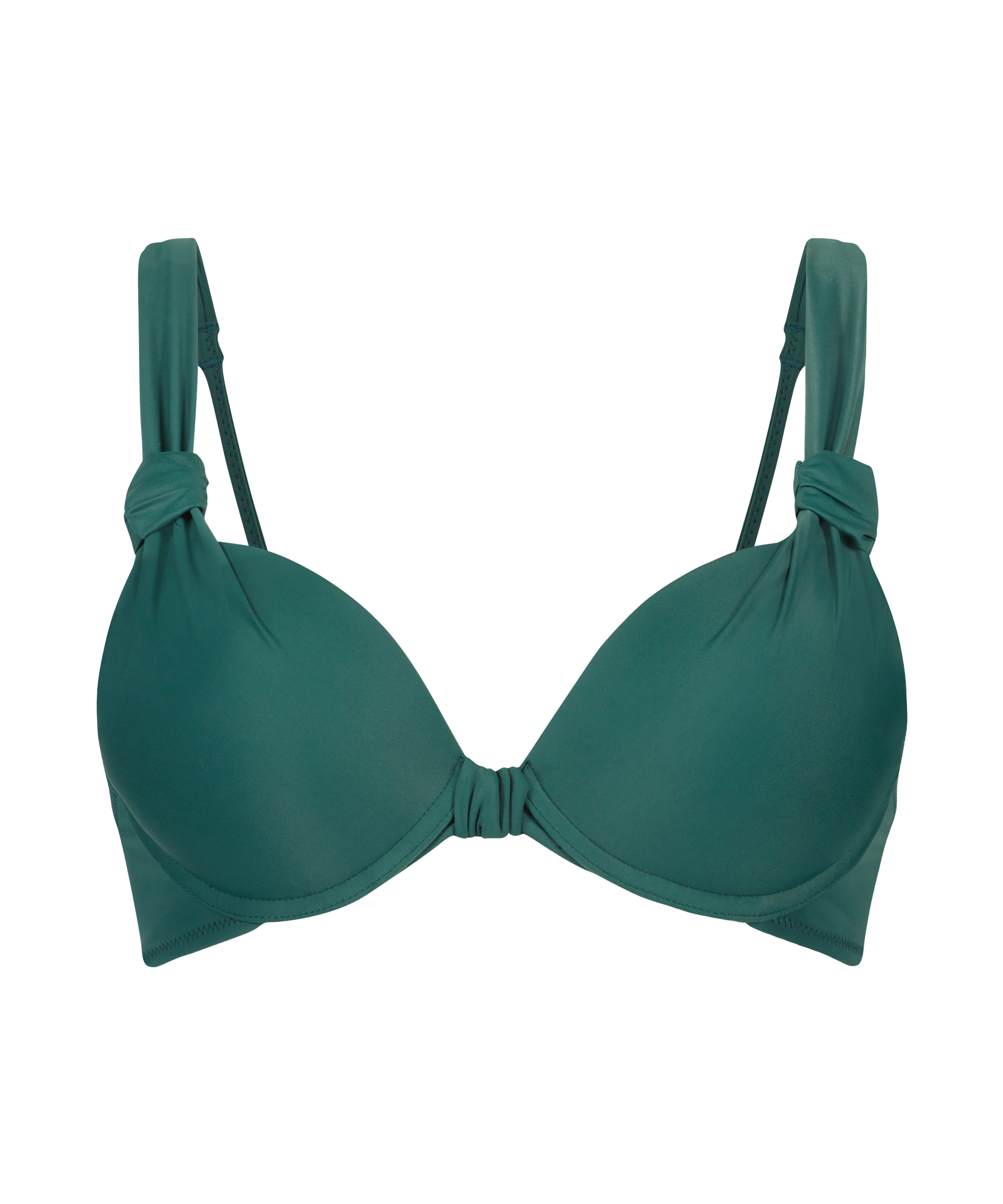 Luxe padded push-up bikini top Cup A - E, Green, main