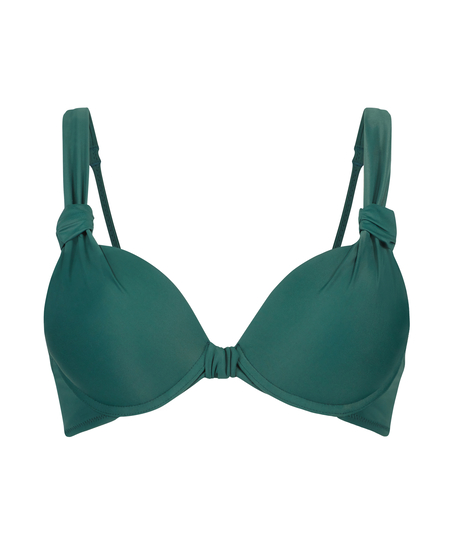 Luxe padded push-up bikini top Cup A - E, Green