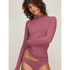 super soft Turtleneck shirt with Cashmere, Purple