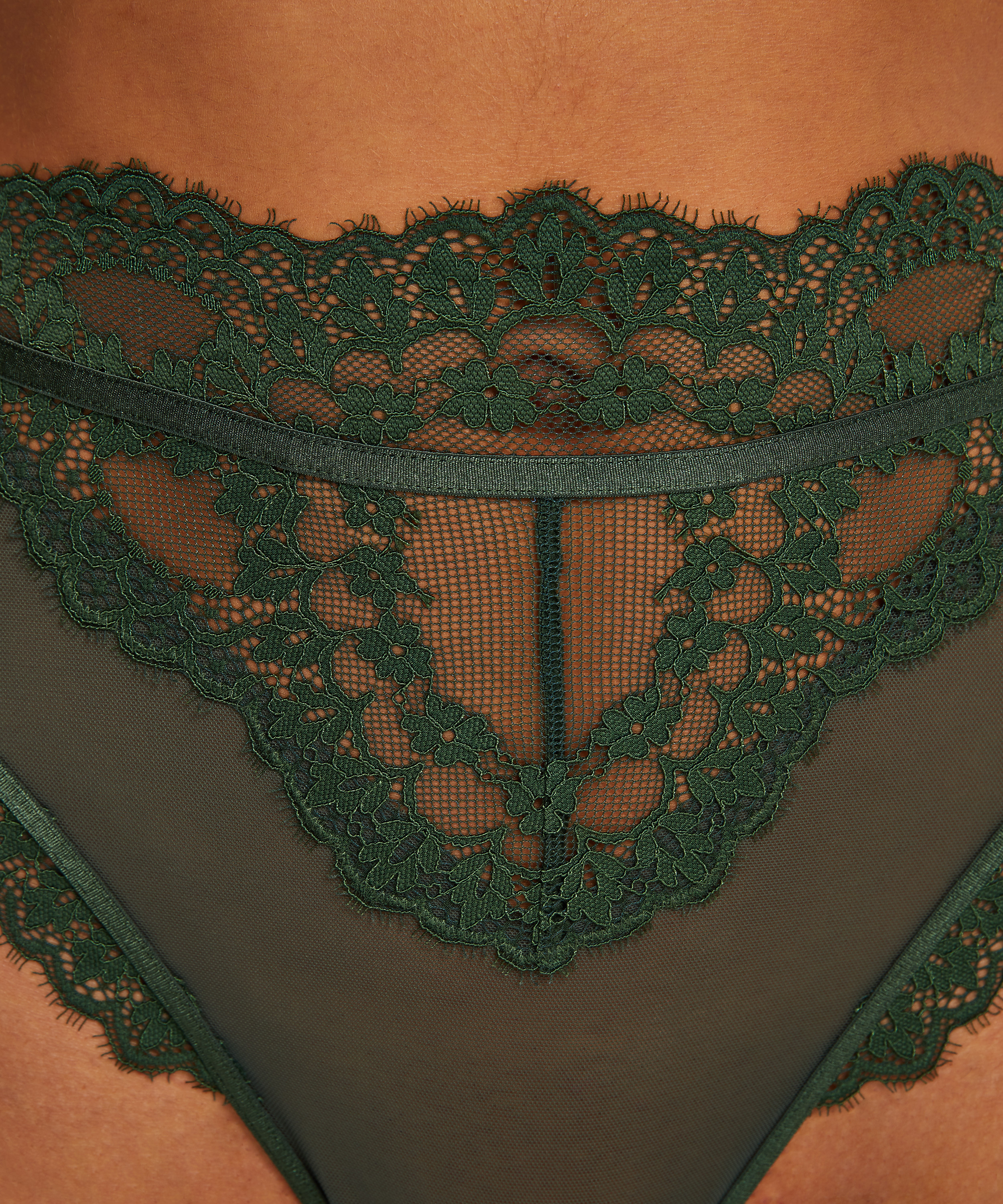 High thong Marie, Green, main