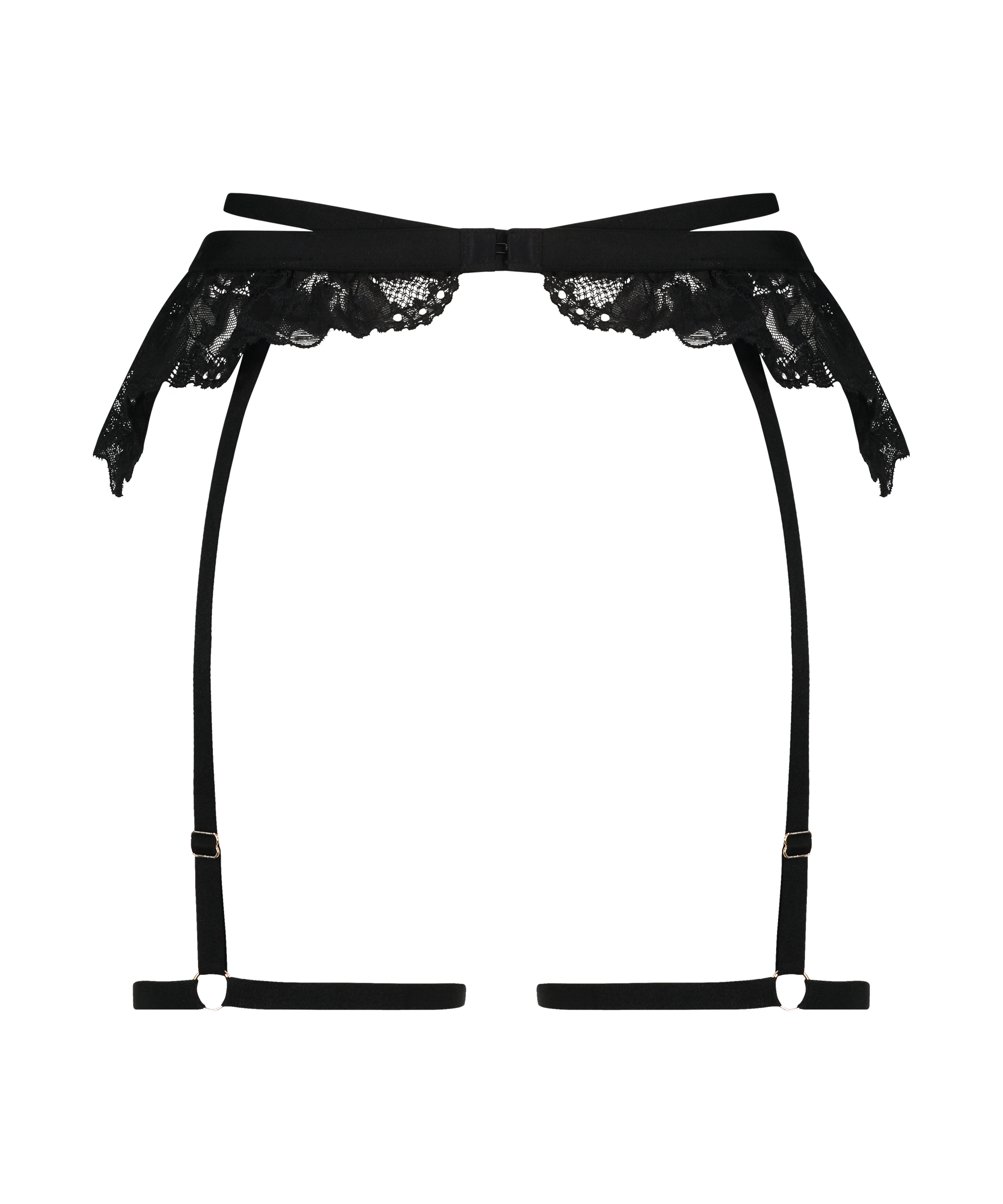 Private Suspender Belt, Black, main