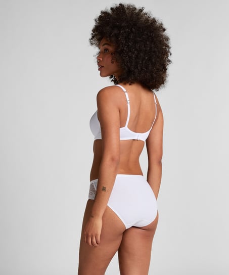 Superslip Lace Midi, White