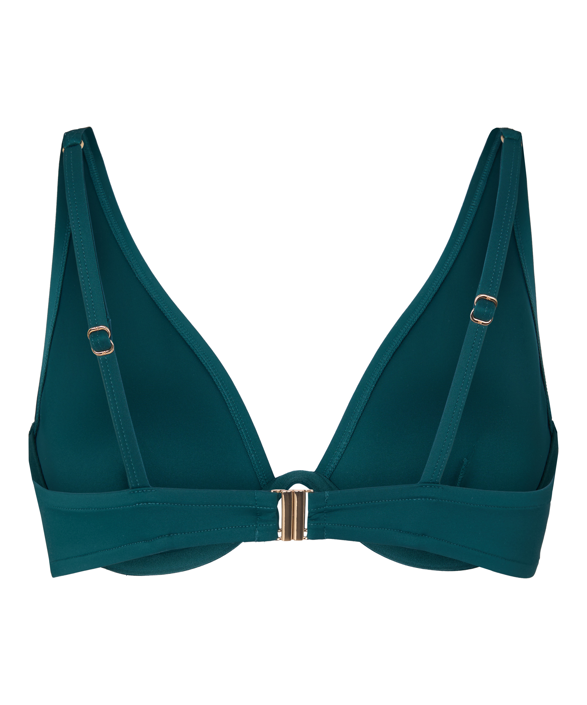 Neoprene Bikini Top, Green, main
