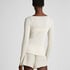 Short Satin Minimal, White