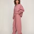 Top crew brushed sweat, Pink