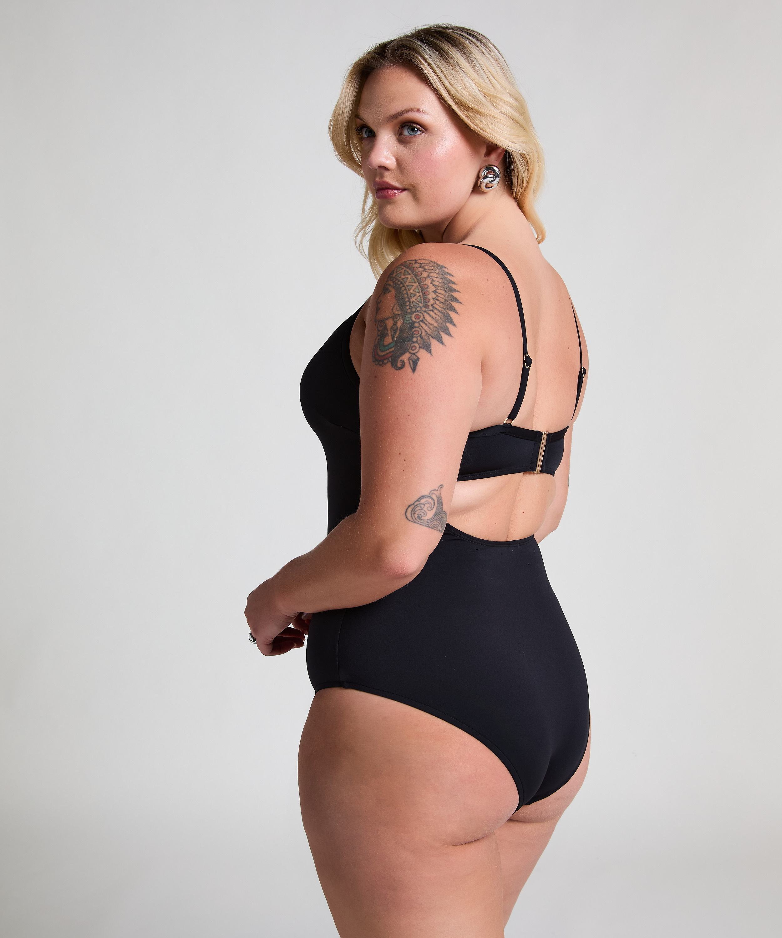 Neoprene Swimsuit, Black, main