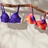Padded Underwired Bikini Top Eclipse Rib Twist, Purple