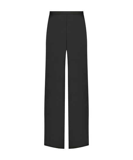 Satin Trousers, Black