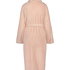 Long Fleece Bathrobe, Pink