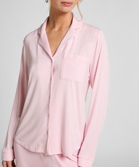 Essential Jersey Long-Sleeved Jacket, Pink
