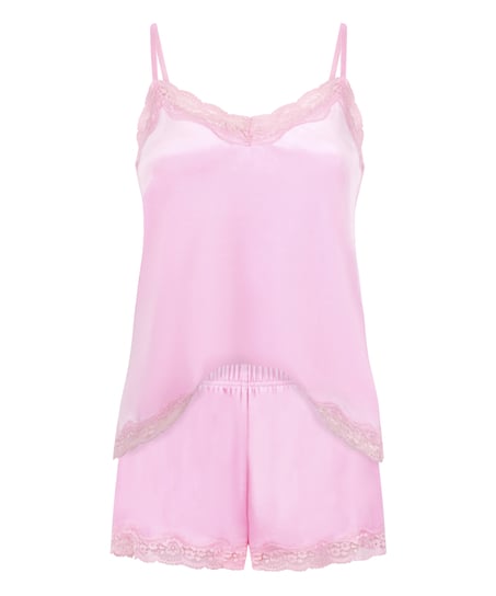 Velours Pyjama Set, Pink
