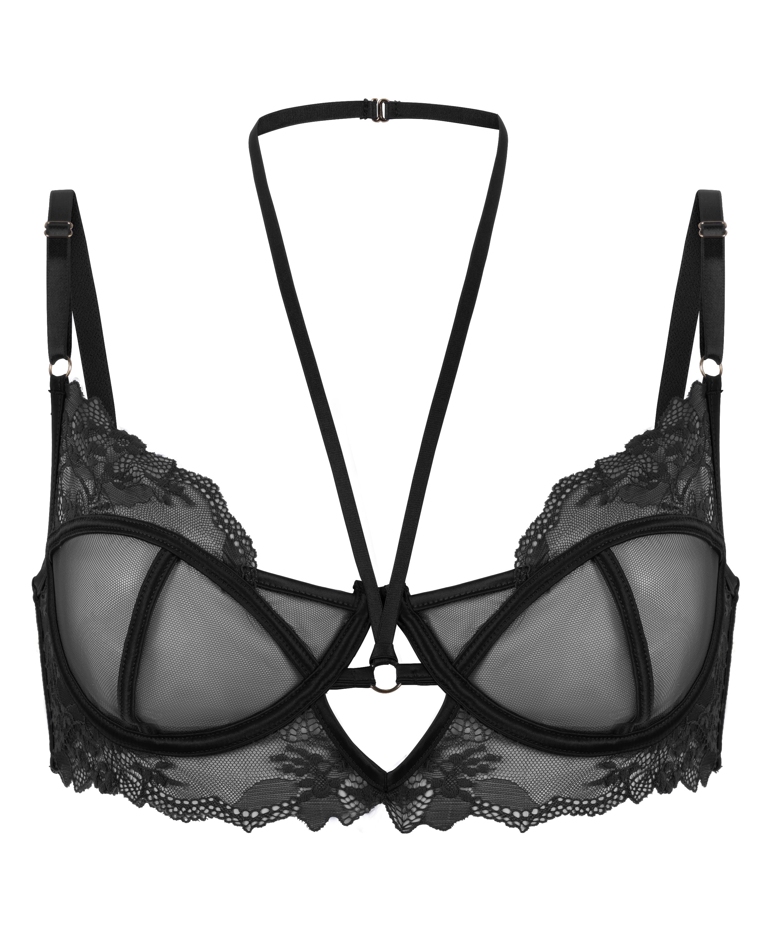 Amari Non-Padded Underwired Bra, Black, main