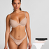 3 Pack Madison Thong, Beige