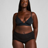 High Waisted Knickers Superslip Lace, Black