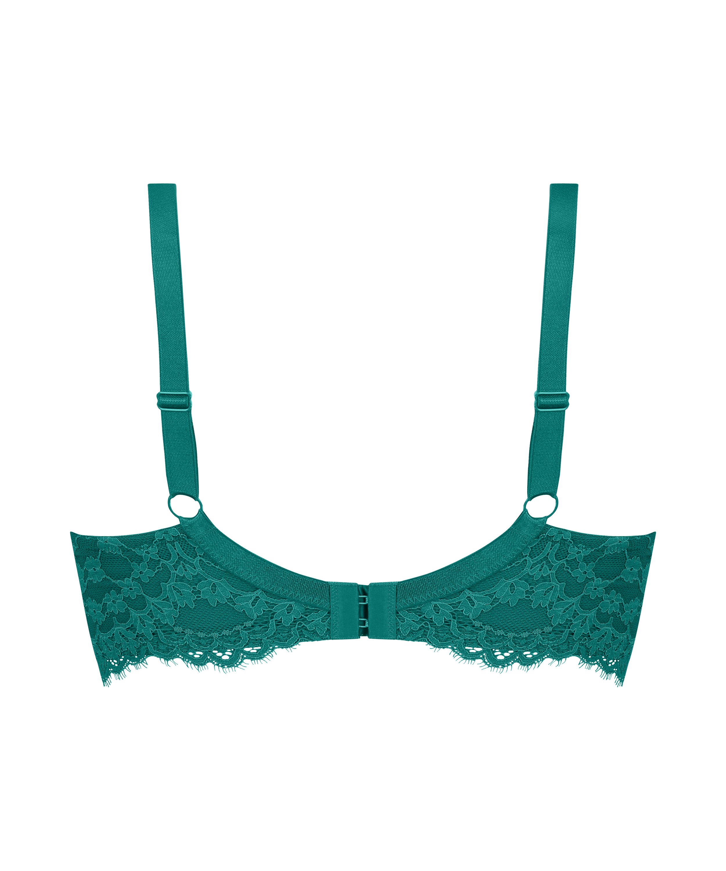 Daisy Non-Padded Underwired Bra, Green, main