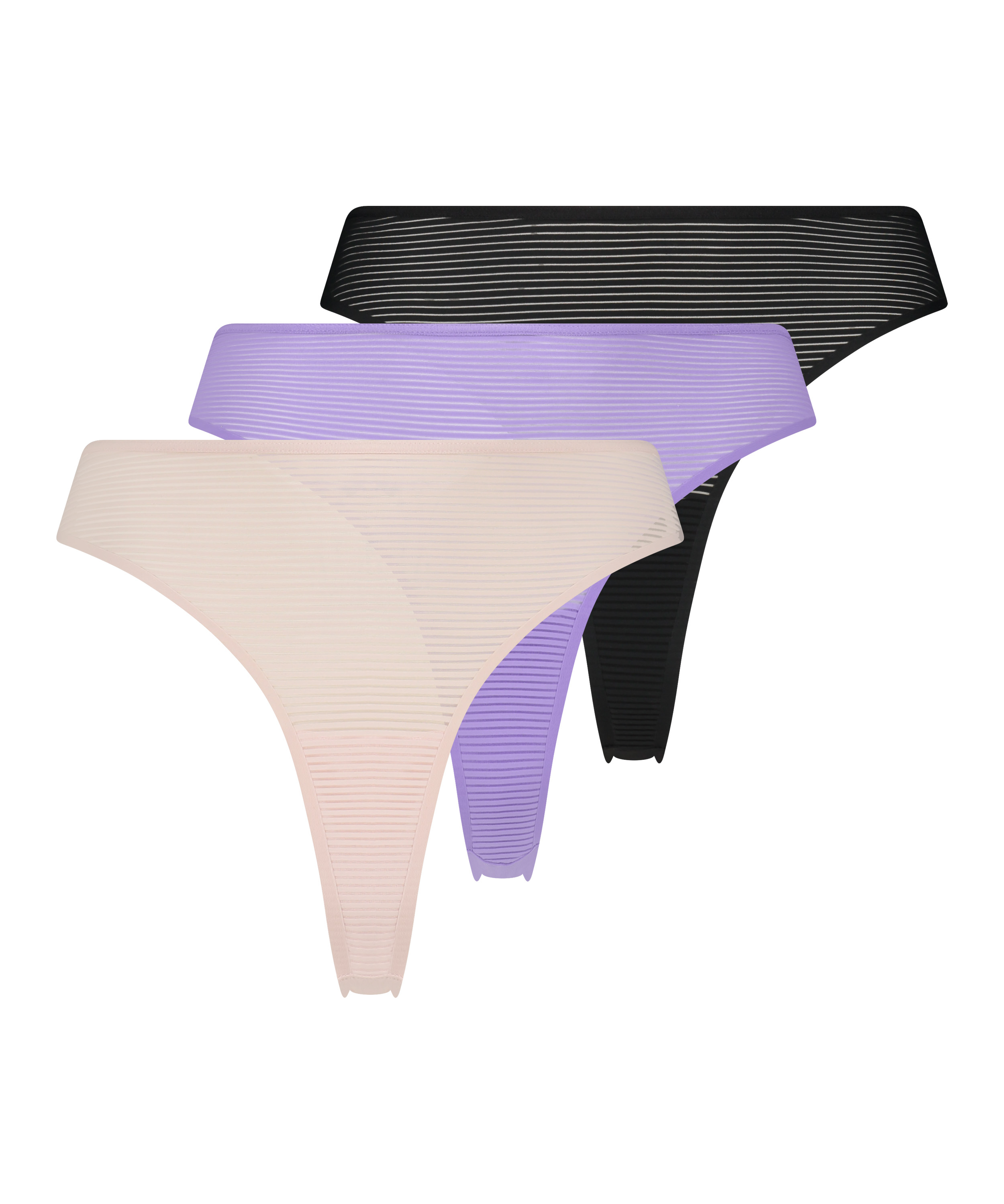 3-Pack Thong, Pink, main
