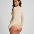 super soft Boatneck shirt with Cashmere, Yellow