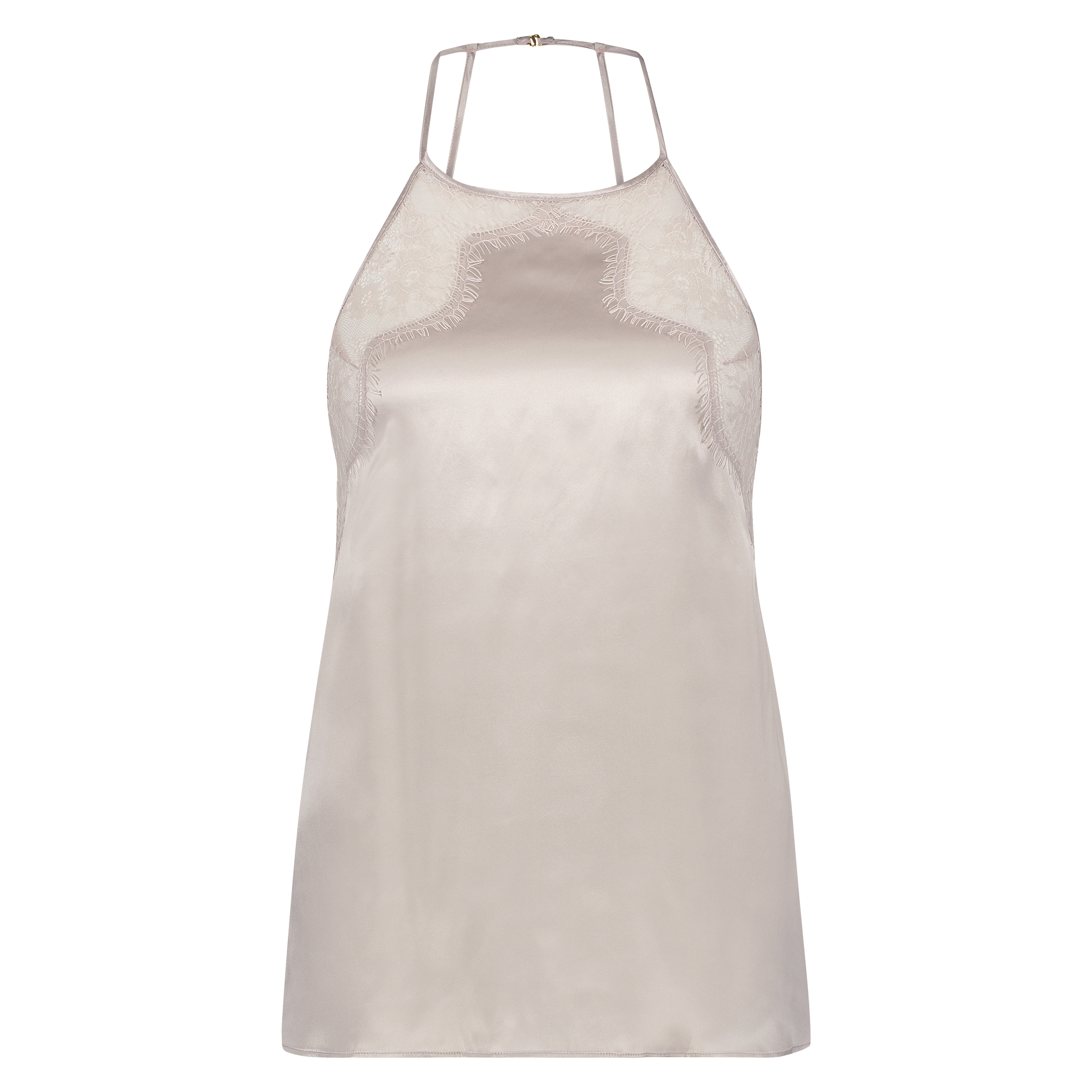 Silk cami top, Pink, main