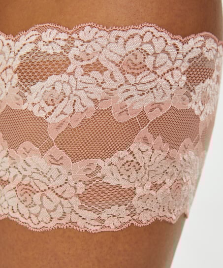 Lace Thigh Bands, Pink