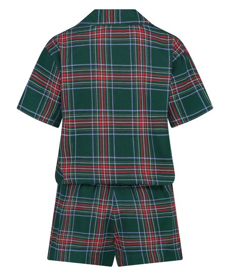 Twill pyjama set, Green