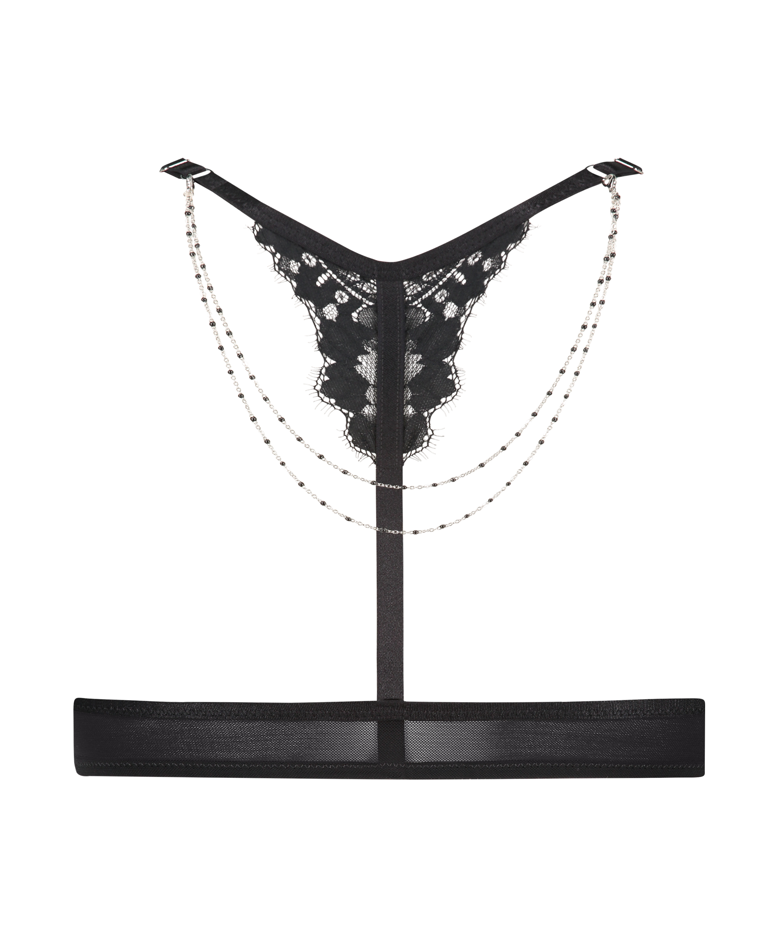 Lorena Padded Underwired Push-Up Bra, Black, main