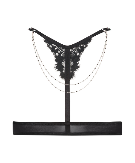 Lorena Padded Underwired Push-Up Bra, Black